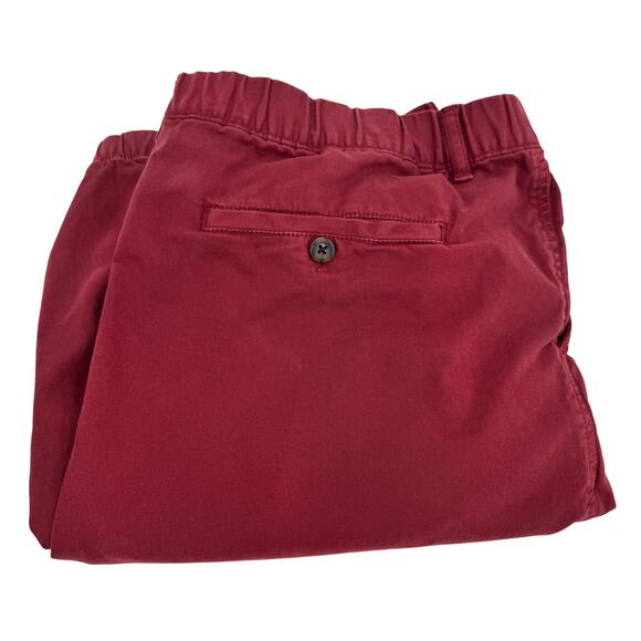 Bearbottom Jogger Pants Mens 2XLT Dark Red Coastal Cotton Blend + Pockets - Picture 1 of 7